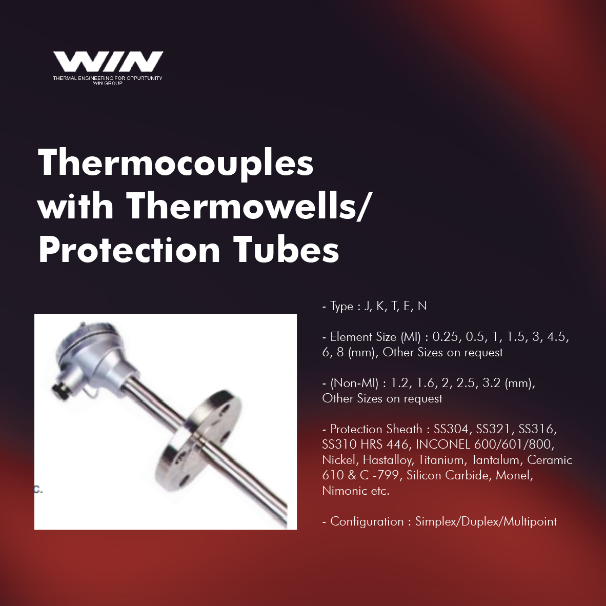 Thermocouple | Industrial Furnace Johor | Thermocouple | Industrial Furnace Malaysia