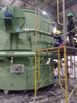 Installation of Annealing Heat Treatment Furnace under EBNER HICON (Bell Annealer) at Cikarang, Indonesia